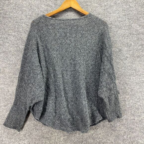 Kerisma Sweater Pullover Women S/M Gray Wool Knit V-Neck Long Sleeve Casual - Picture 2 of 9